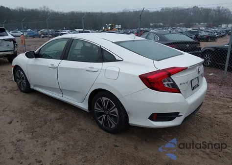2017 Honda Civic Ex-L from USA, damaged, VIN 19XFC1F7XHE001025
